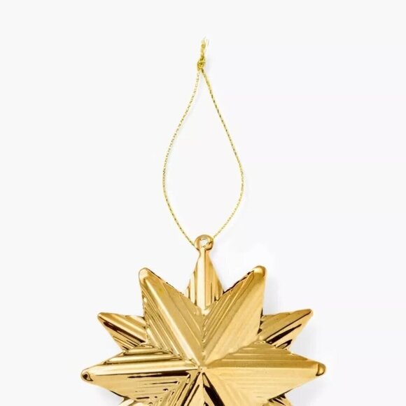 Threshold Studio McGee Set 11 Hammered Gold Metal‎ Star Ornaments Christmas 2024 - Picture 3 of 5
